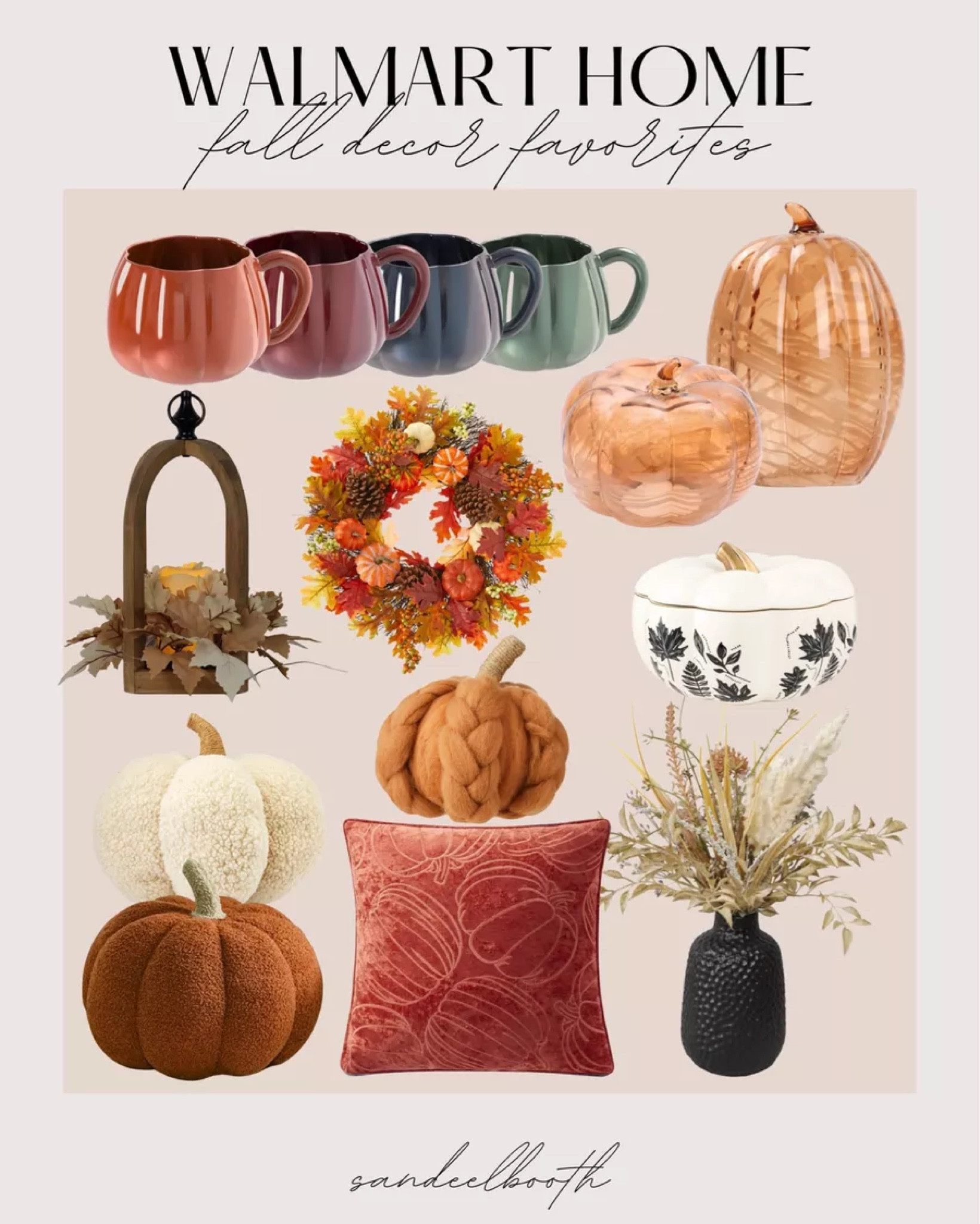 Walmart Fall Decor Favorites!🧡 Walmart home - home decor - fall decor - seasonal decor - pumpkins - mugs - pillows

#LTKHome #LTKSeasonal