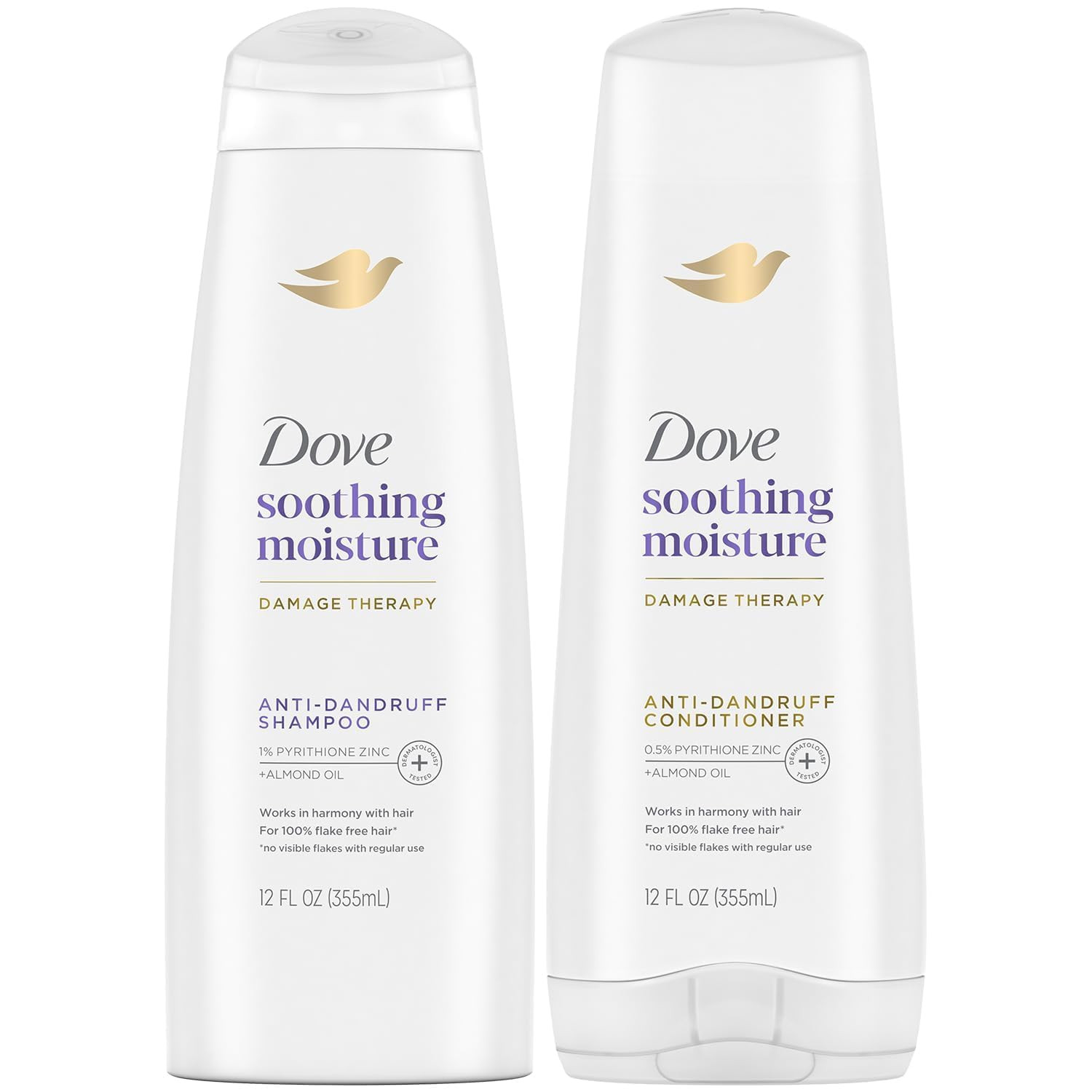 Dove Shampoo and Conditioner Set – DermaCare Scalp Hydrating Dandruff Shampoo for Women and Men... | Amazon (US)