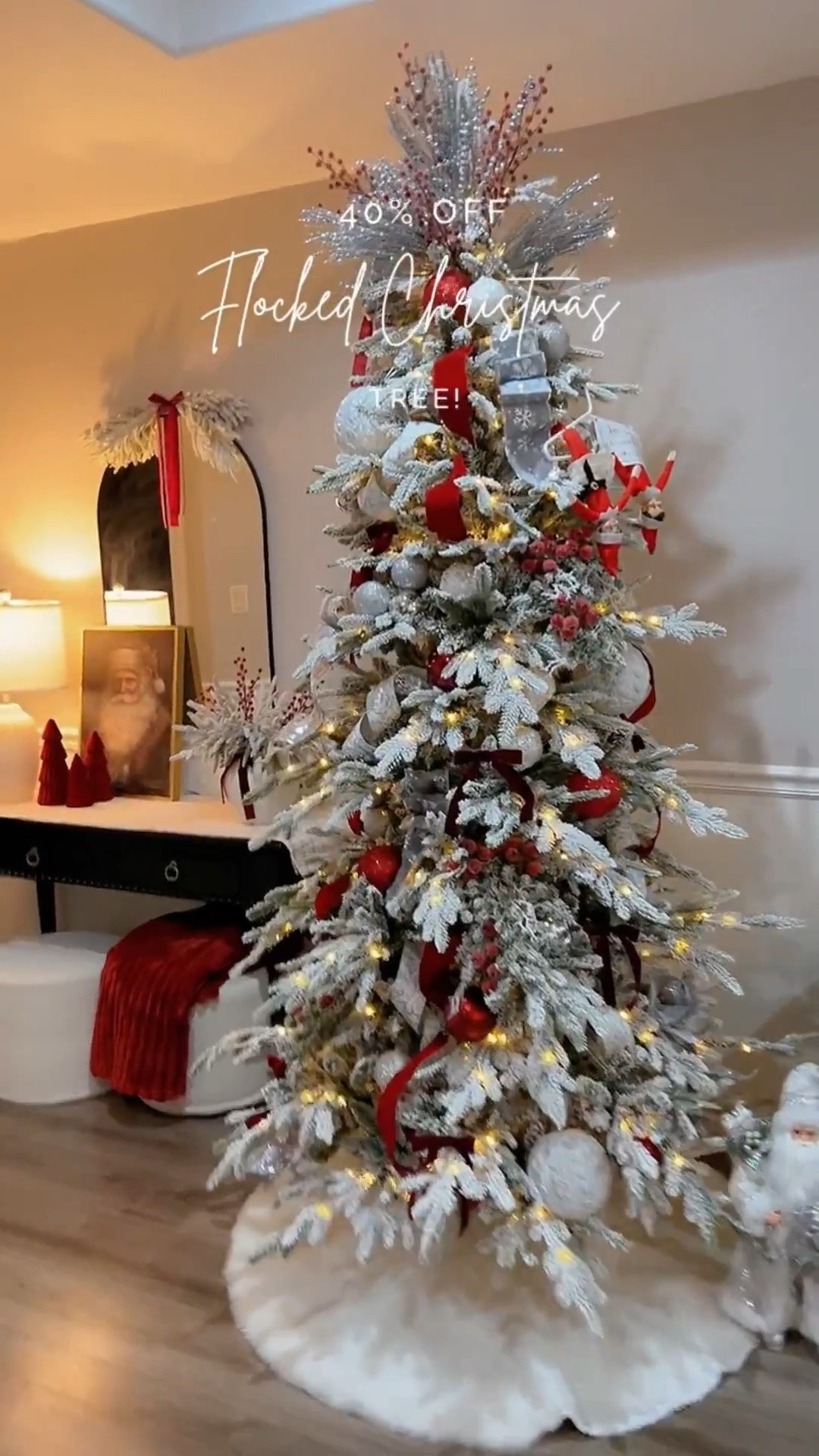 40% off for this gorgeous flocked Christmas tree! 

#LTKSaleAlert #LTKHoliday #LTKSeasonal