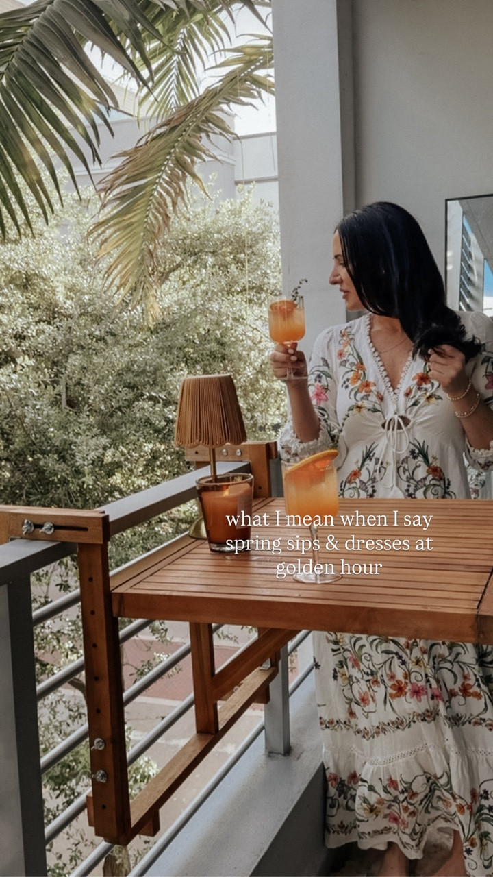 next girls night: spring sips and dresses 🍾🌷👗



#springtime #balconyvibes #happyhour

#LTKSeasonal #LTKHome