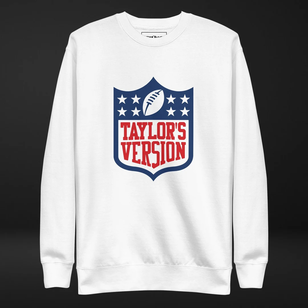 Football TV Sweatshirt, Taylor, Kelce Crewneck, Swifty, Version, Swift Sweatshirt - Etsy | Etsy (US)