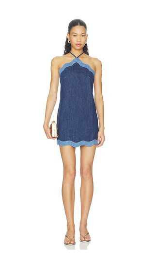 retrofete Tasia Denim Dress in Blue. - size S | Revolve Clothing (Global)