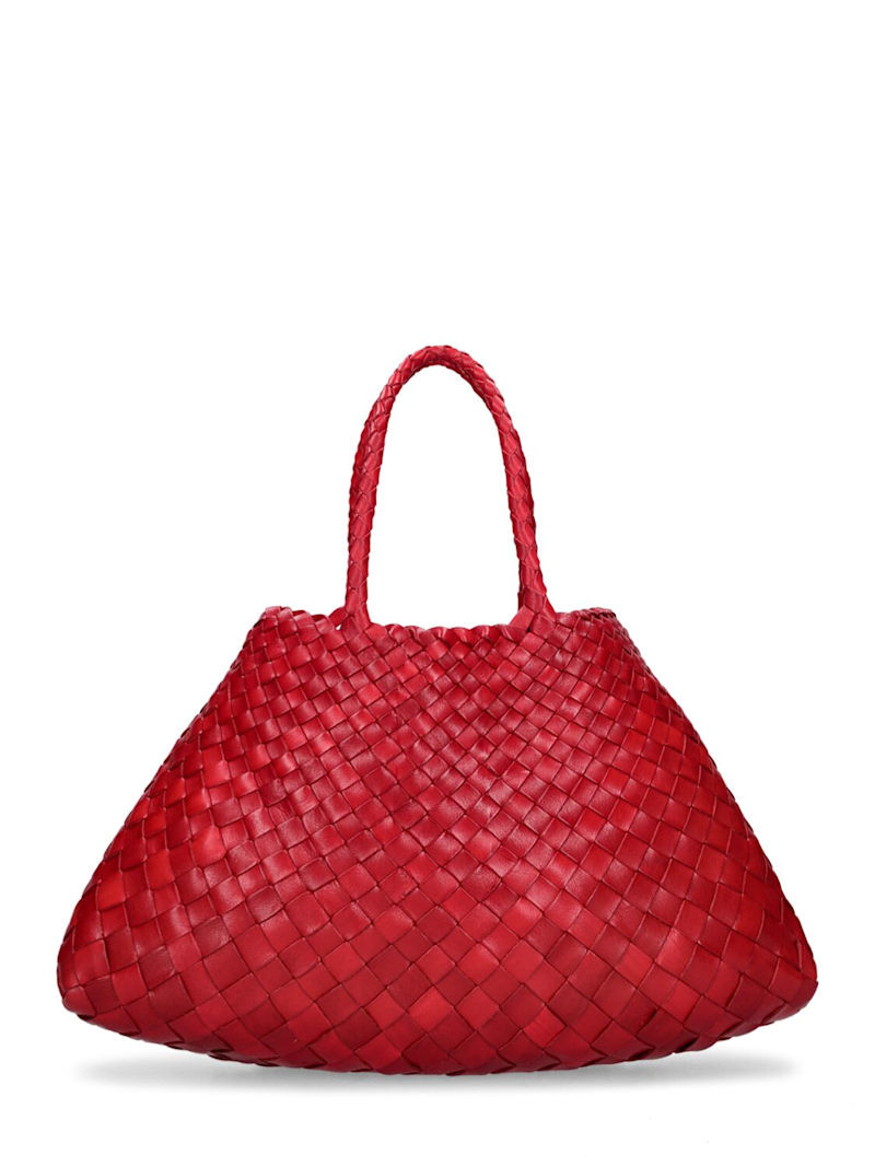 Small Santa Croce leather shoulder bag | Luisaviaroma