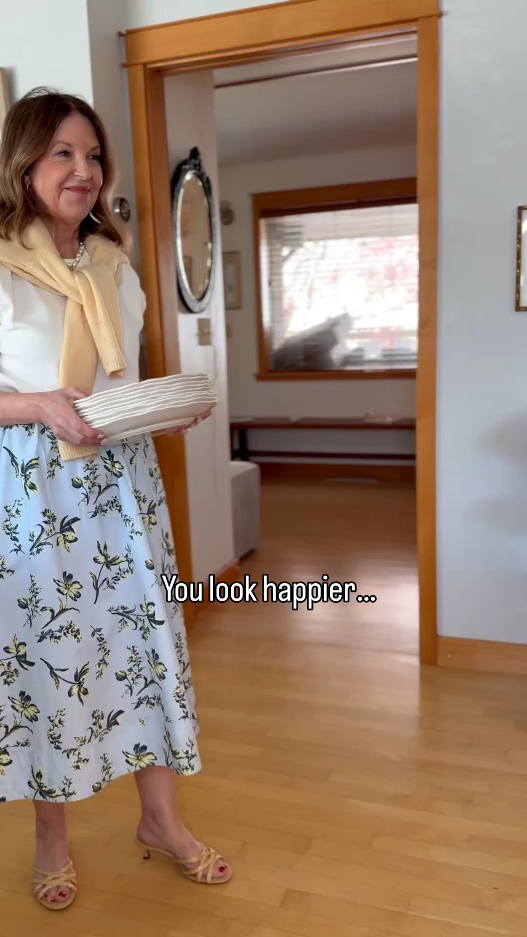 Happy Easter. These are the best kind of days, my grandkids are coming over! 

When I get dressed for days like this, I always reach for something easy, comfortable, and that still makes me look pulled together. Pieces I can move in, sit on the floor in, and wear again in a different way next week.

That’s really the goal-
Easy pieces that mix and match and work.

Follow along for everyday outfits like this – I’d love to have you here.

Skirt runs big; I sized down to a regular XXS. Top fits true to size, I’m wearing a size XS. Sweater fits TTS, I’m wearing a size small. Shoes are comfy and fit TTS. I’m wearing a size 6. 


#LTKootd #LTKSeasonal #LTKOver40