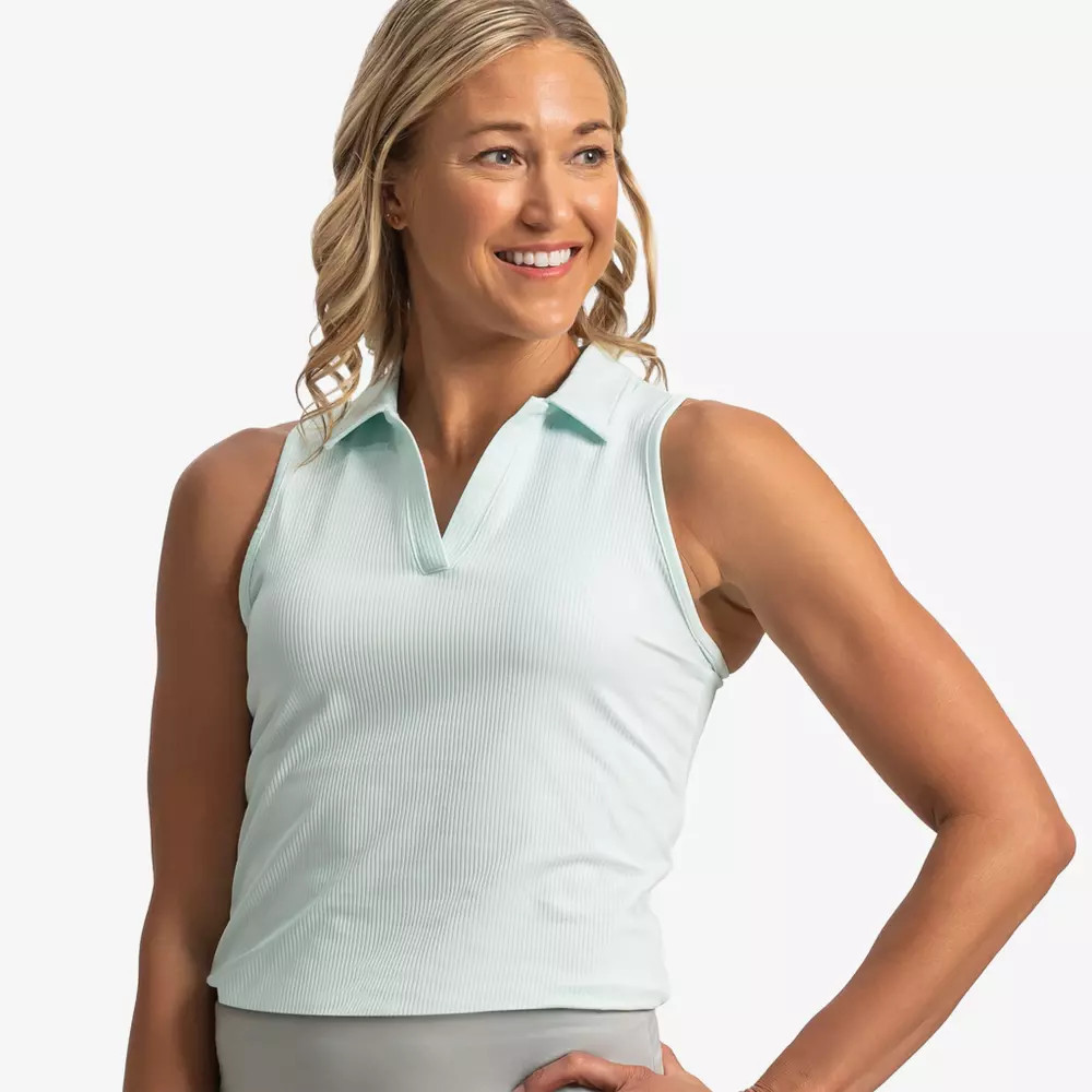 FootJoy Racerback V Neck Women's Sleeveless Golf Shirt | PGA TOUR Superstore
