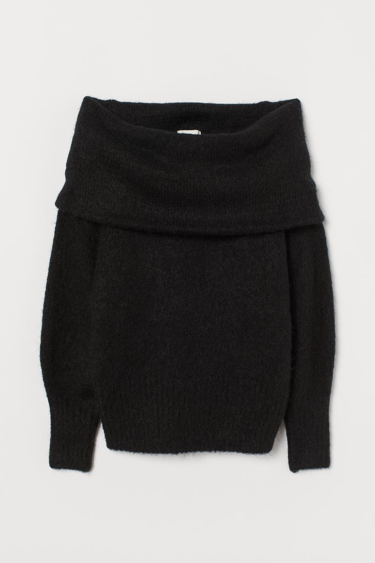 Off-the-shoulder Sweater
							
							$29.99 | H&M (US)