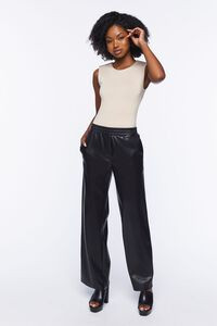 Faux Leather Straight-Leg Pants | Forever 21 (US)