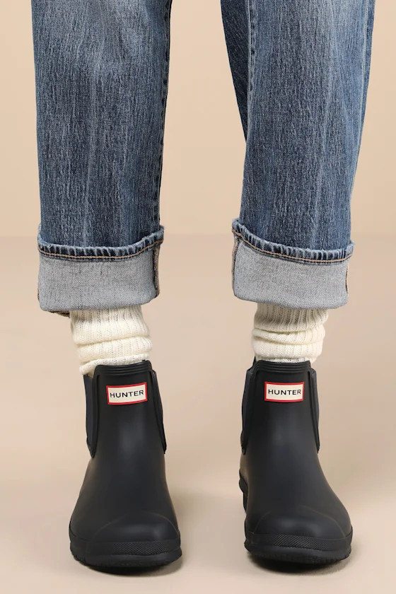 Original Navy Chelsea Rain Boots | Lulus