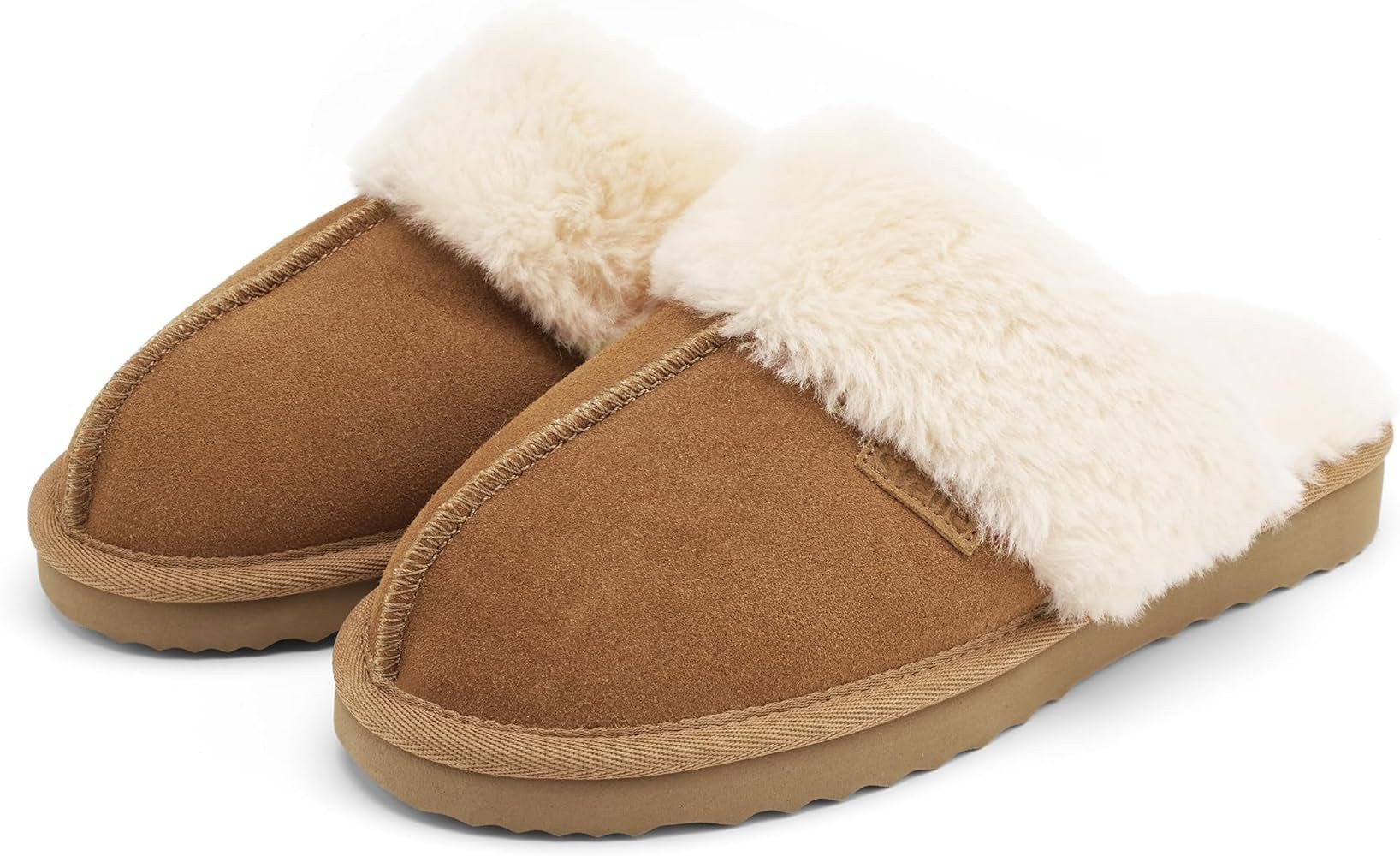 Stelle Women's Furry Platform Comfy Slippers Winter Fluffy Cozy Plush Home Shoes Indoor Outdoor | Amazon (US)