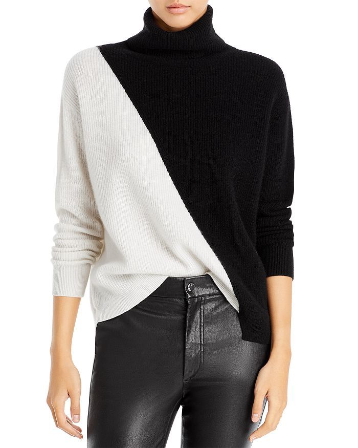 Jacob Diagonal Color Blocked Cashmere Sweater | Bloomingdale's (US)