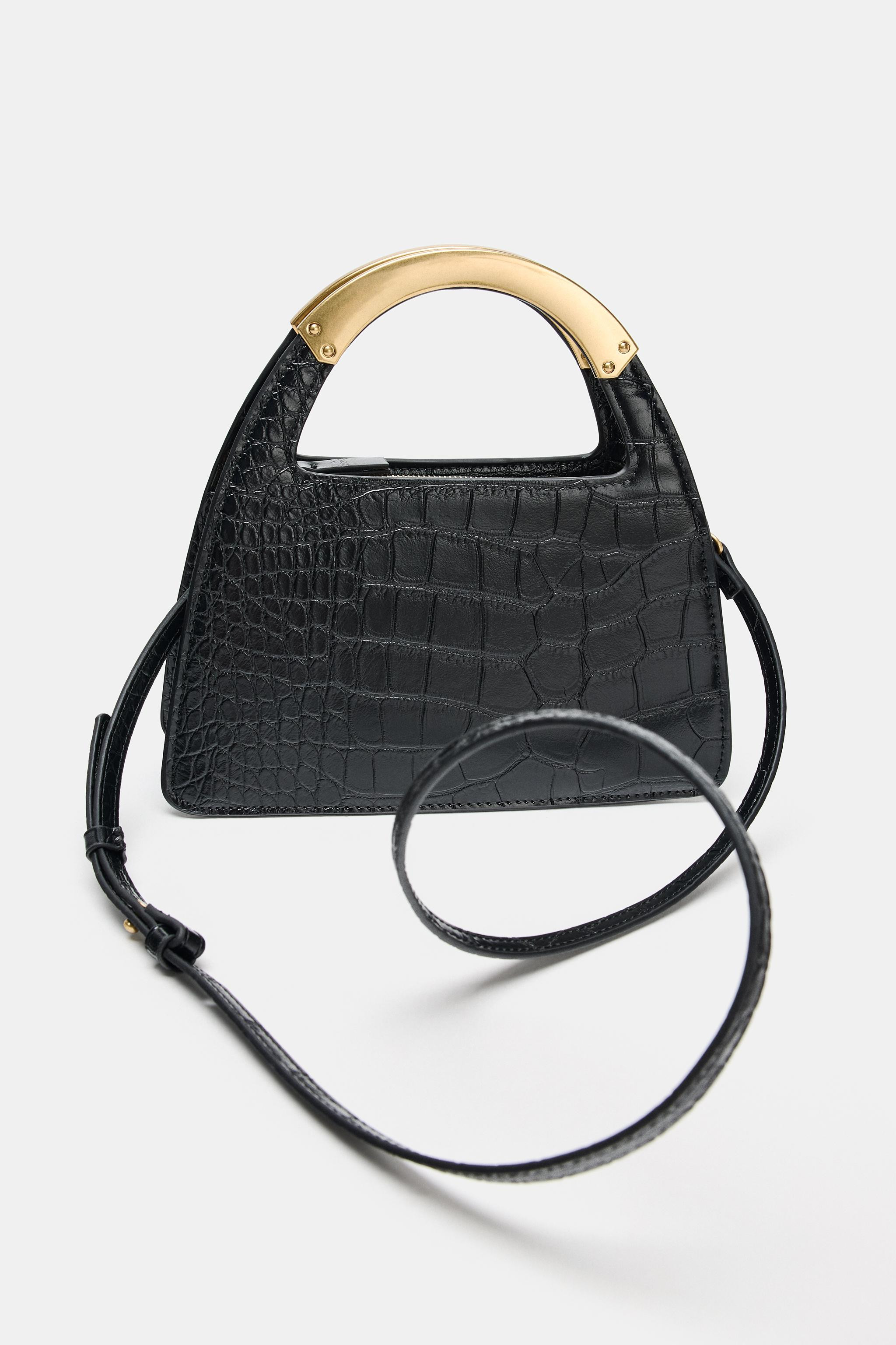 CITY BAG WITH METAL HANDLE | Zara US