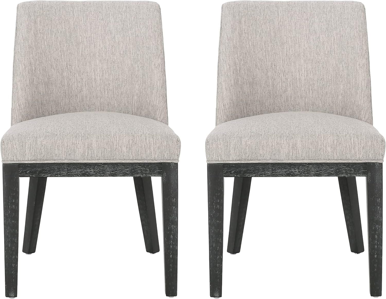 Christopher Knight Home Camas Dining Chair, Light Gray + Weathered Gray | Amazon (US)