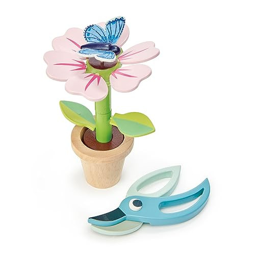 Tender Leaf Toys - Blossom Flowerpot Set - Indoor Garden Pretend Play Wooden Toy with Removable Leaves and Petals - Educational, Creative and Basic Life Learning Skills Fun for Children 3+ | Amazon (US)