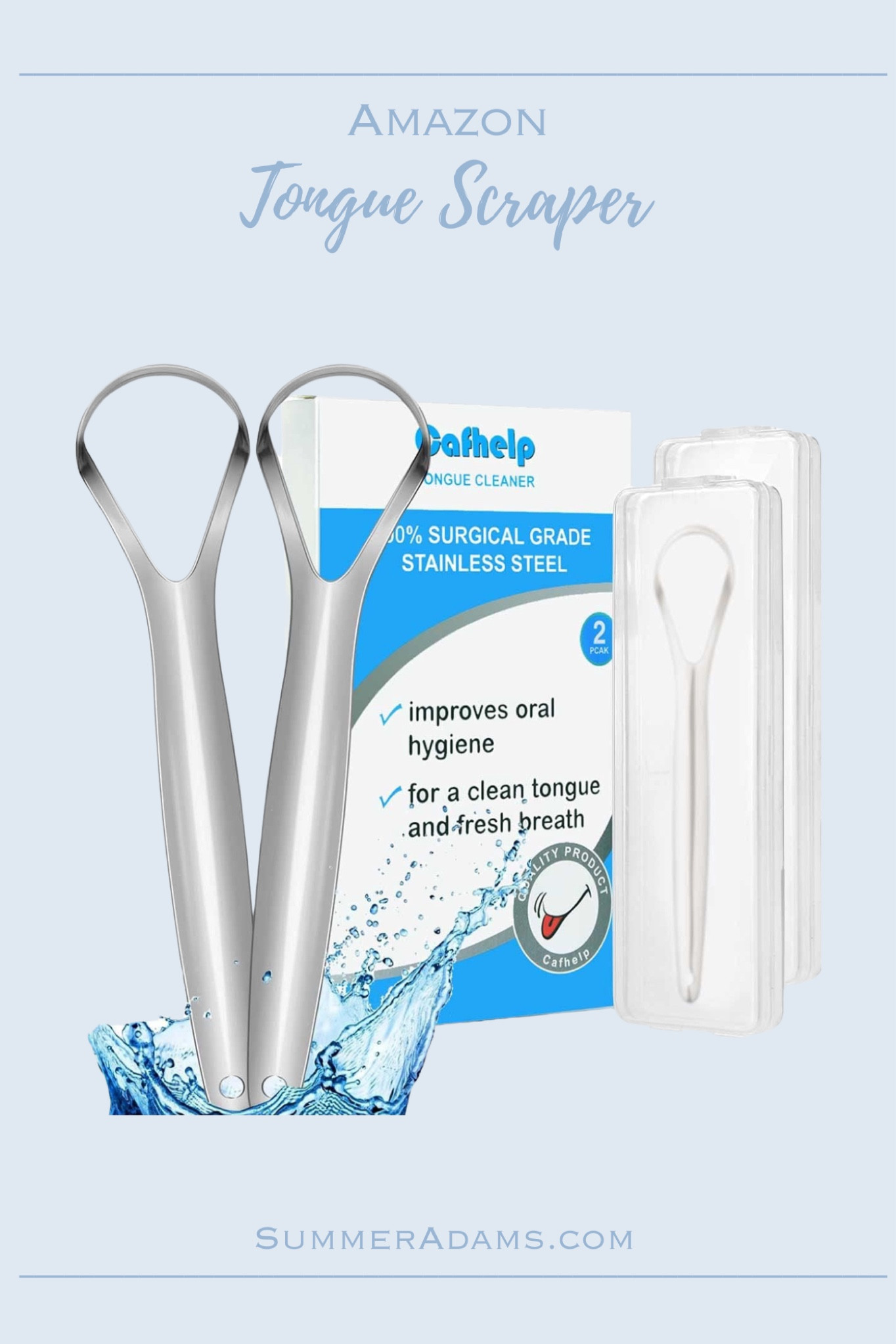 
Tongue scrapers not only get rid of bacteria and improve your breath, but medical professionals are now saying that they stimulate the production of nitric oxide, which is good for your heart health. 

#LTKActive #LTKsalealert #LTKfindsunder50