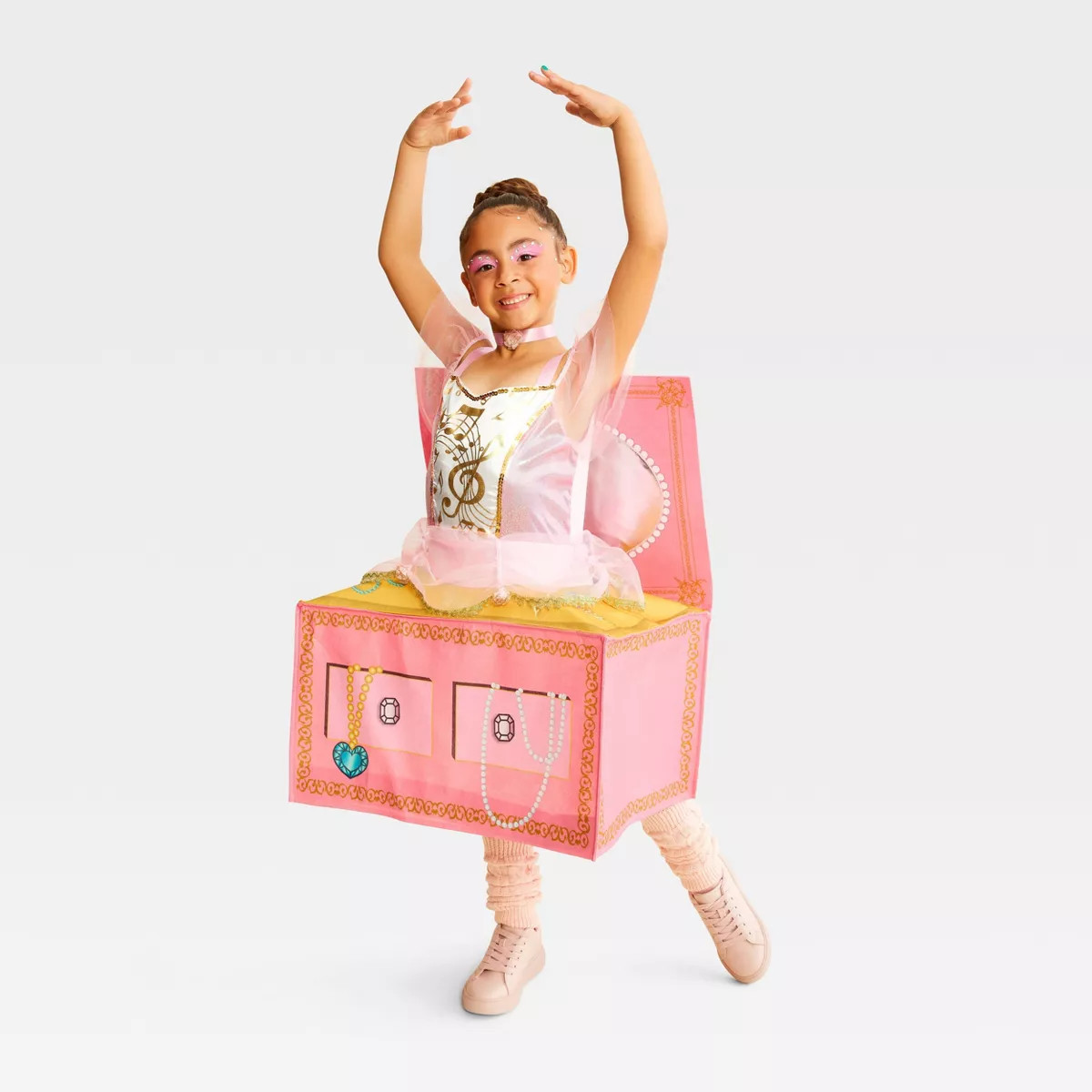 Kids' Music Box Ballerina with Sound Halloween Costume Dress S - Hyde & EEK! Boutique™: Rose-Em... | Target