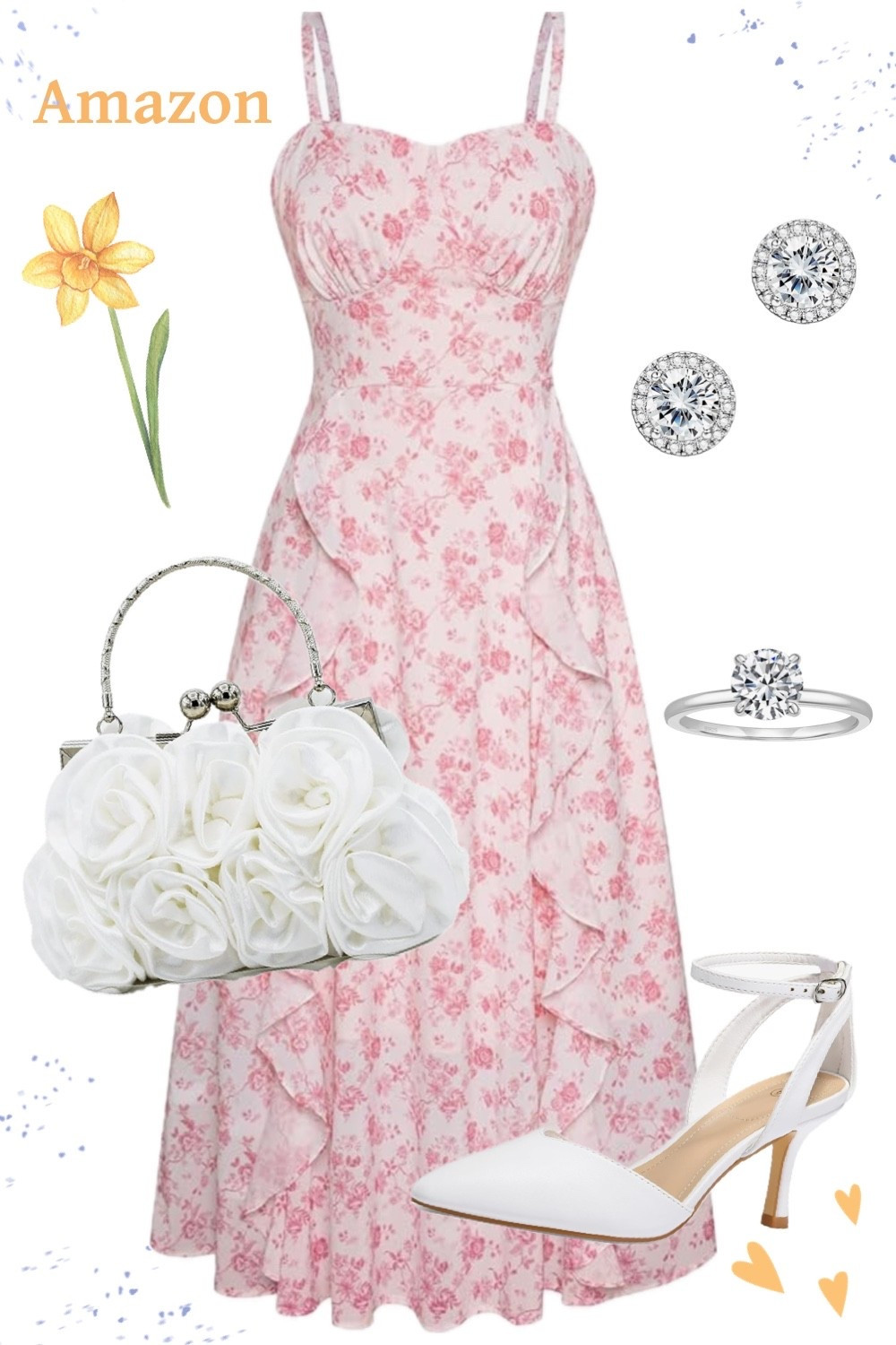 Bridal shower outfit for the bride to be from Amazon.

Date night outfit. Pink dresses. Bridal shower dresses. Spring fashion. Engagement party dresses. Rehearsal dinner dresses. Spring wedding. Vacation outfit. Summer wedding.

#LTKWedding #LTKSeasonal