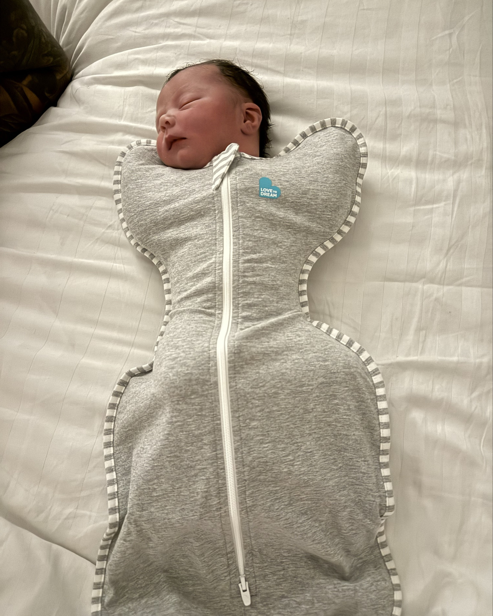 The love to dream sleep bags are a game changer!! 