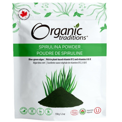 Organic Traditions Spirulina Powder | Well.ca