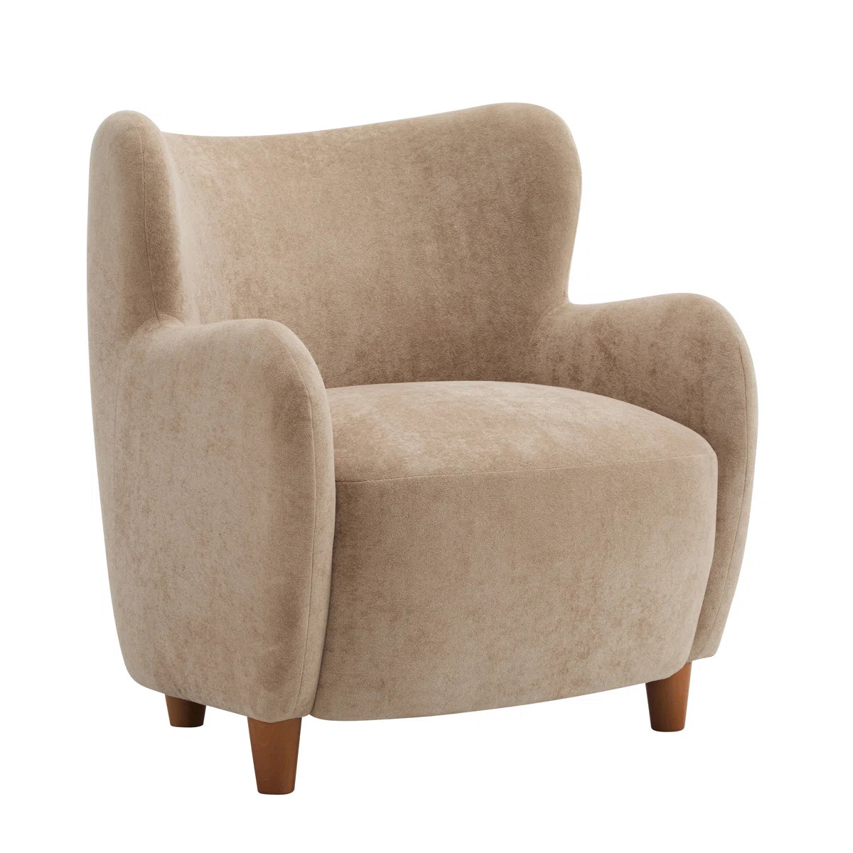 Reshami Wing Back Fabric Upholstered Accent Chair | Wayfair North America