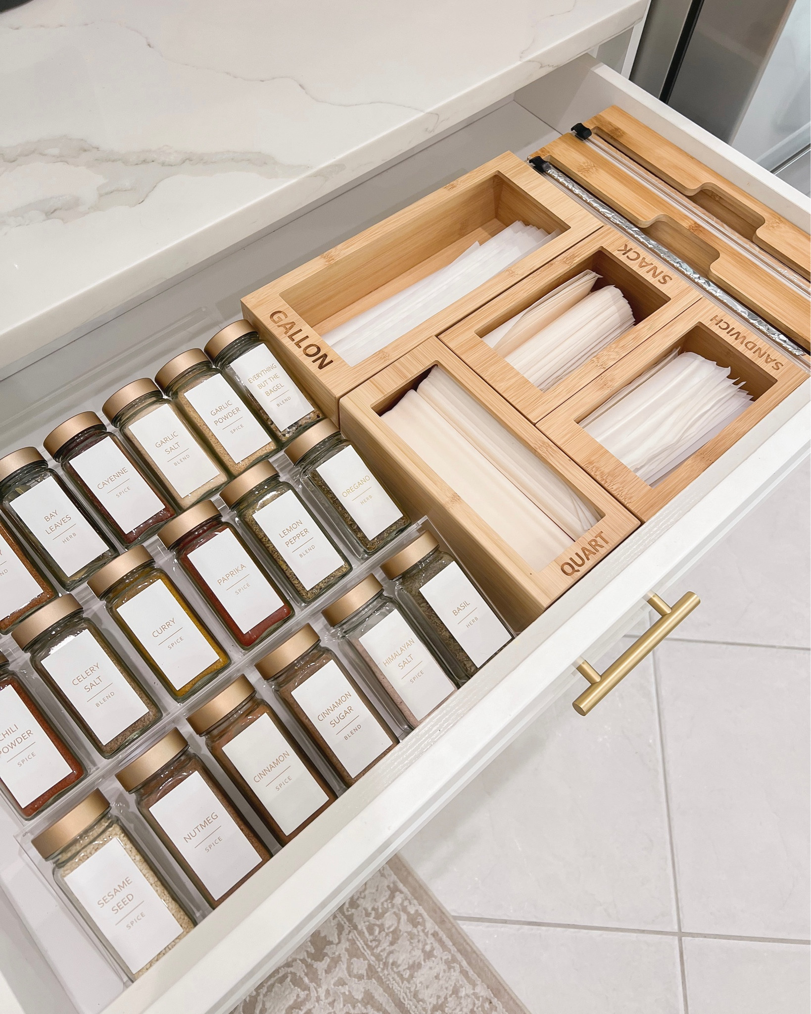 Amazon kitchen organization on sale for prime early access sale today! 

Spice labels, ziploc storage, bamboo storage, prime day, best sellers 

#LTKhome #LTKunder50 #LTKsalealert