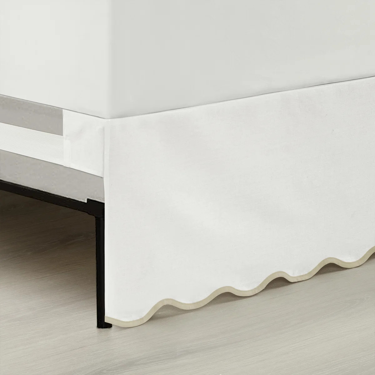 Coastal Chic Scallop Wrap Around Bed Skirt | Wayfair North America