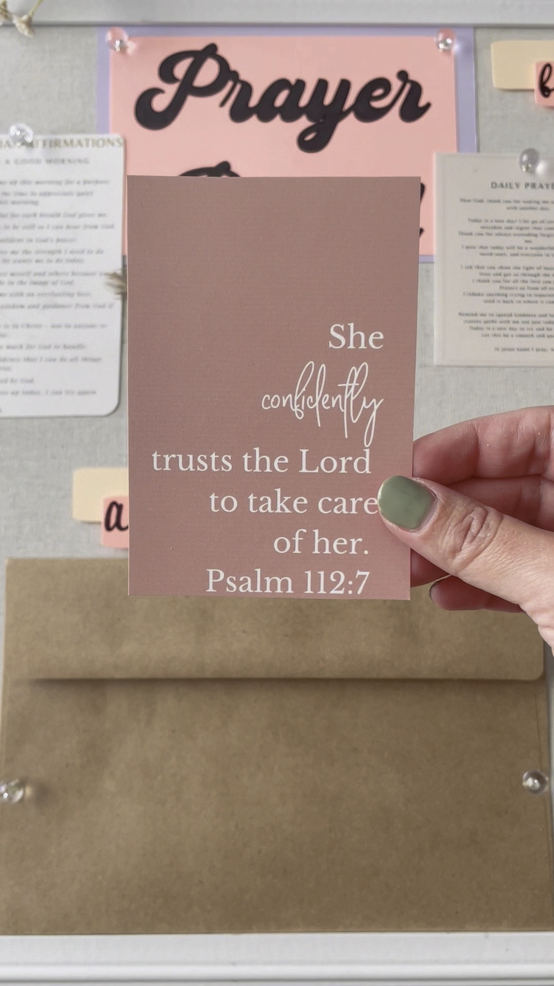 Pray on it, over it & through it! 
.
Making a prayer board is so simple! It is a good way to display prayers and keep the conversations with God flowing. 🙏🏼
.
 

#LTKVideo #LTKfamily #LTKxTarget