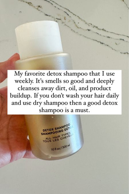 My favorite detox shampoo! It’s a clarifying shampoo that deeply cleanses away dirt, oil, and product buildup with apple cider vinegar while keratin helps strengthen hair.

#LTKOver40 #LTKBeauty #LTKFindsUnder50