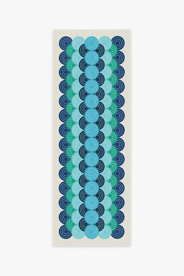 Biba Blue Green Rug | Ruggable