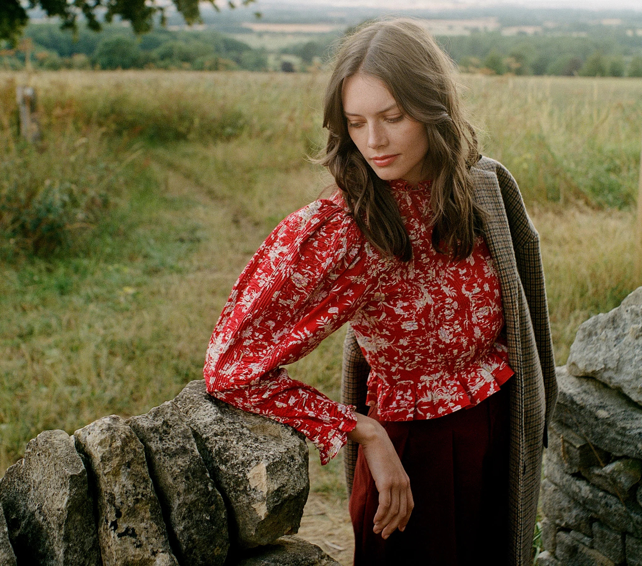 Heloise Top - Oak Bluffs Floral | DÔEN | DOEN