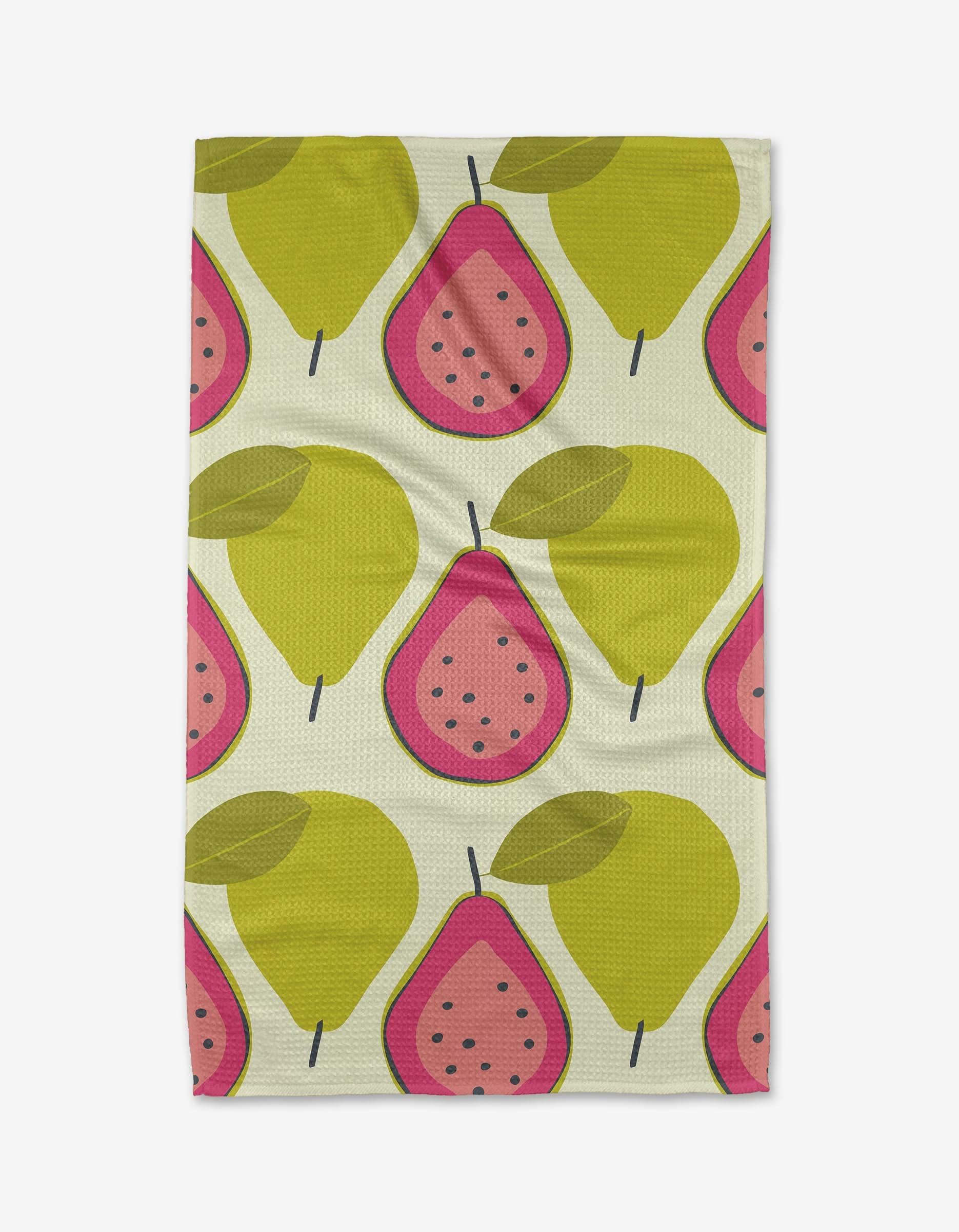 Guava Groove Tea Towel | Geometry | Geometry