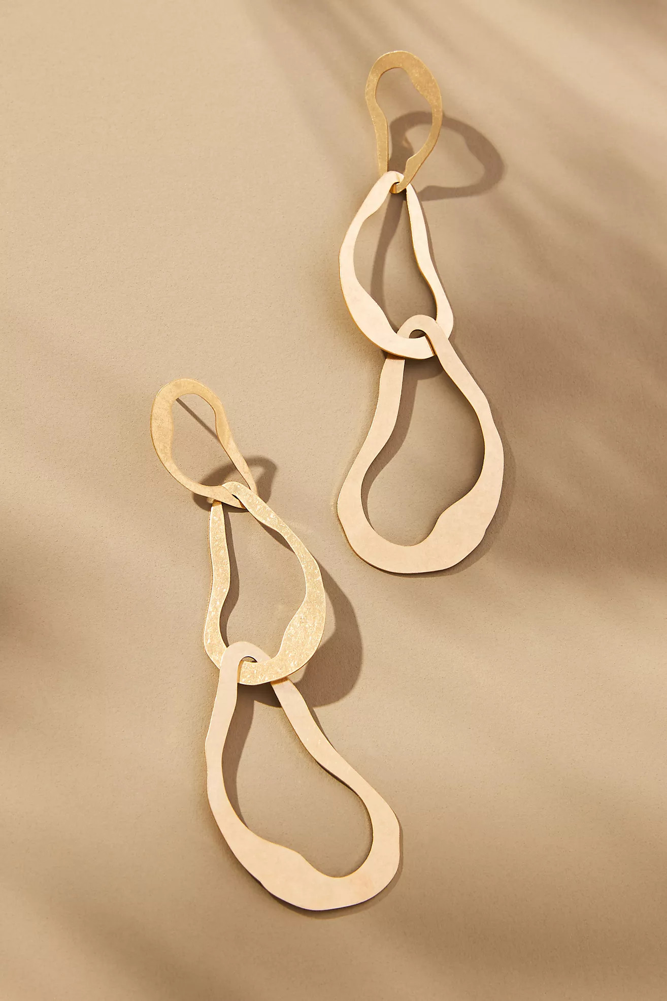 XL Wavy Hoop Drop Earrings | Anthropologie (US)