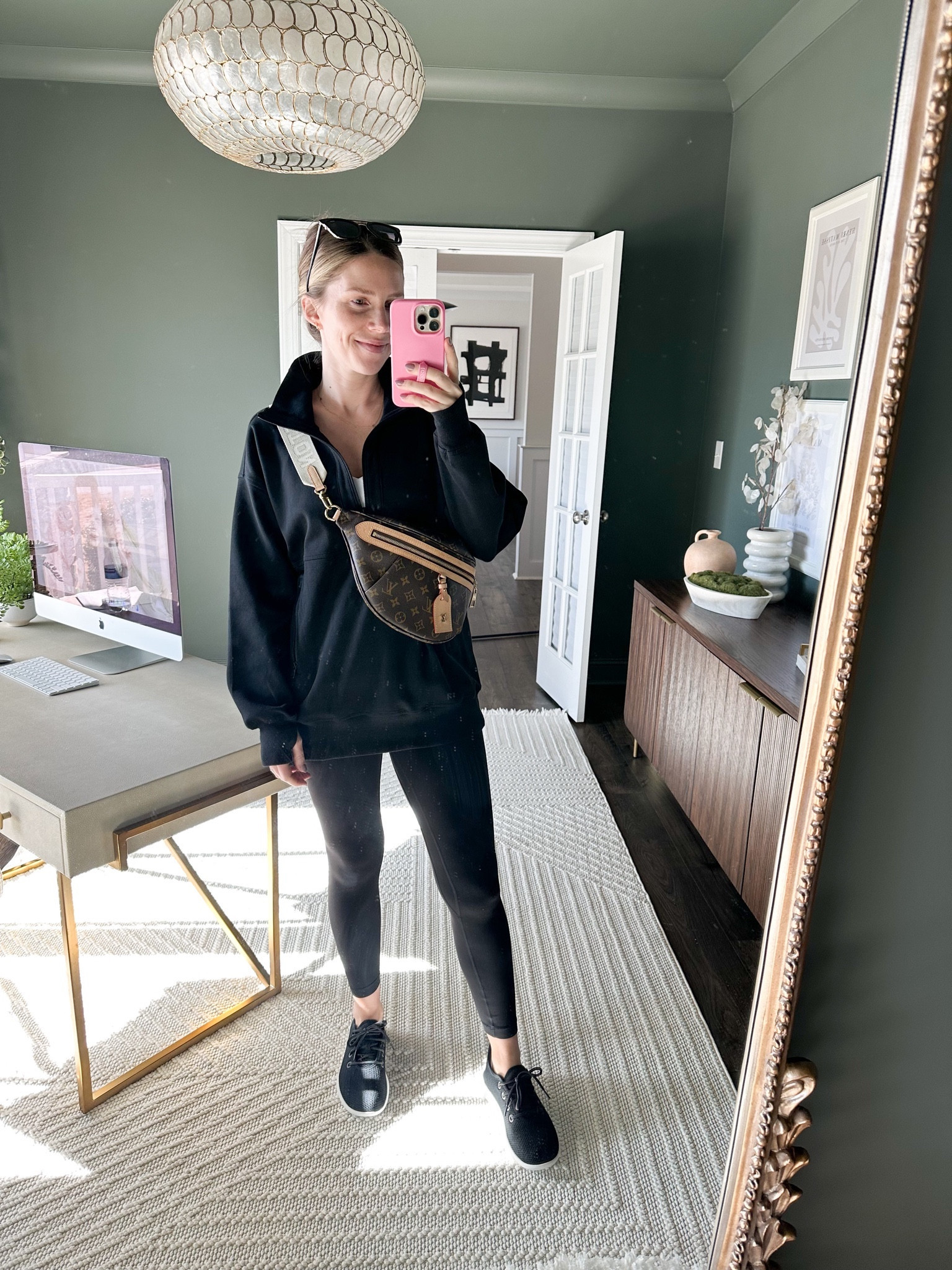 Black on black for some errands