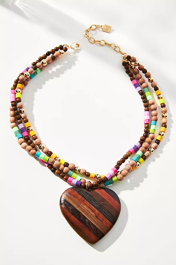 Dannijo Retro Heart Necklace By DANNIJO in Assorted | Anthropologie (US)