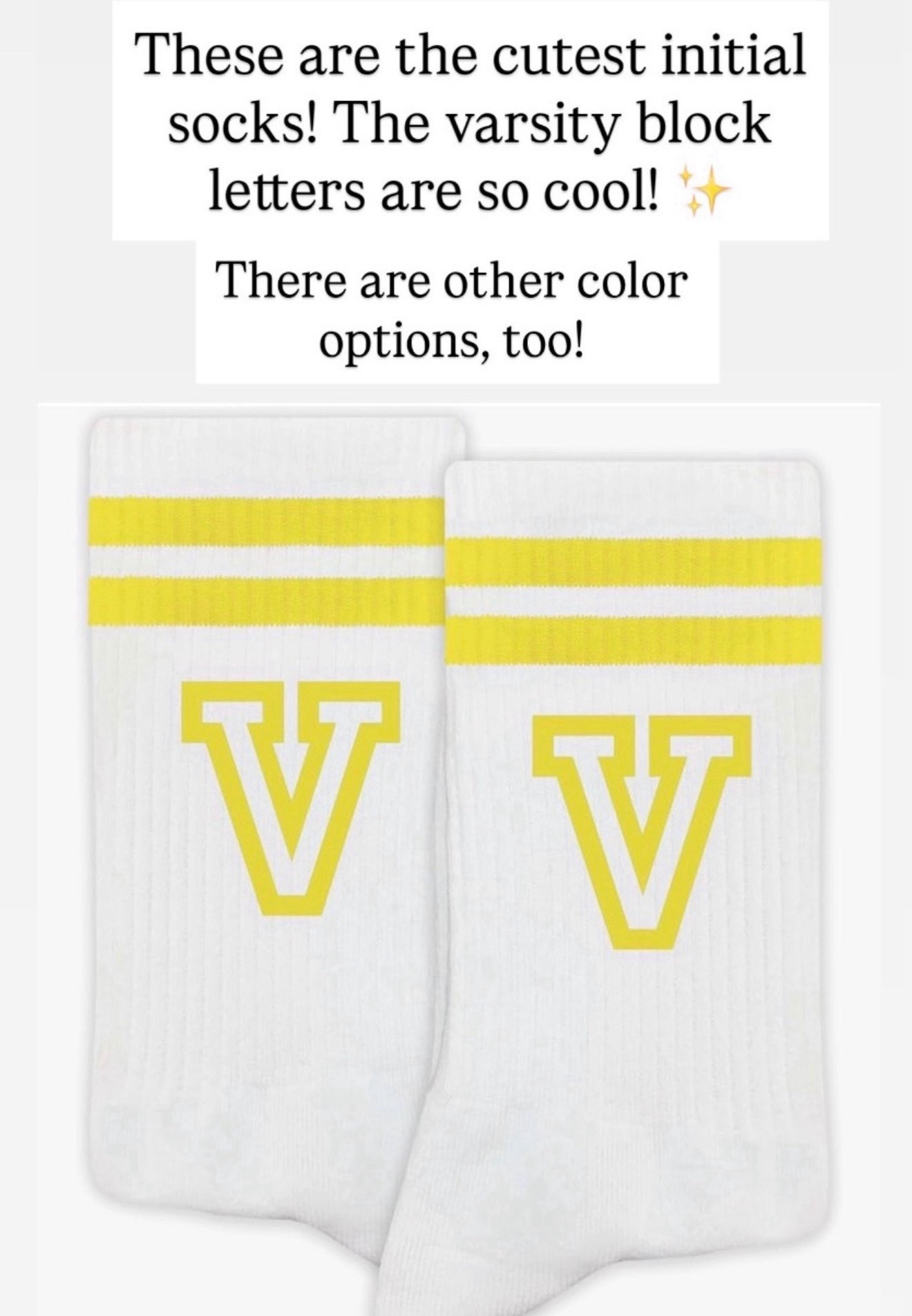 Varsity initial socks

#LTKootd #LTKKids