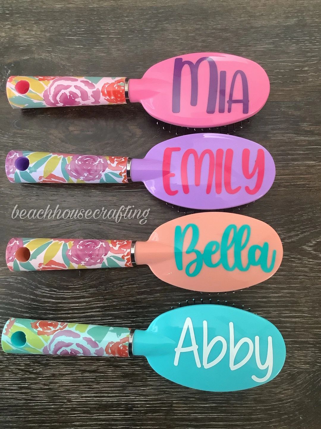 Personalized hairbrush! Personalized hair brush! Perfect gift for girls! Easter basket stuffer! B... | Etsy (US)