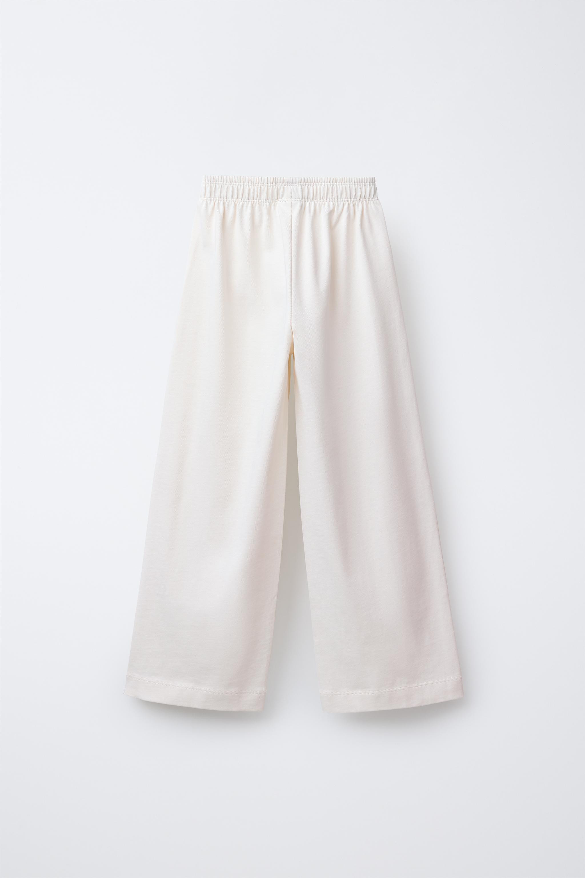 HEAVY WEIGHT WIDE LEG PANTS | Zara US