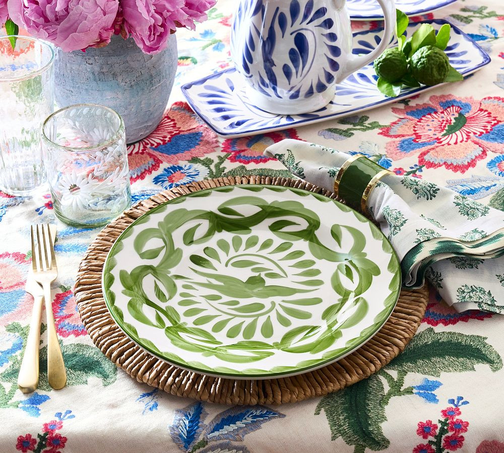 Puebla Stoneware Dinner Plates | Pottery Barn (US)
