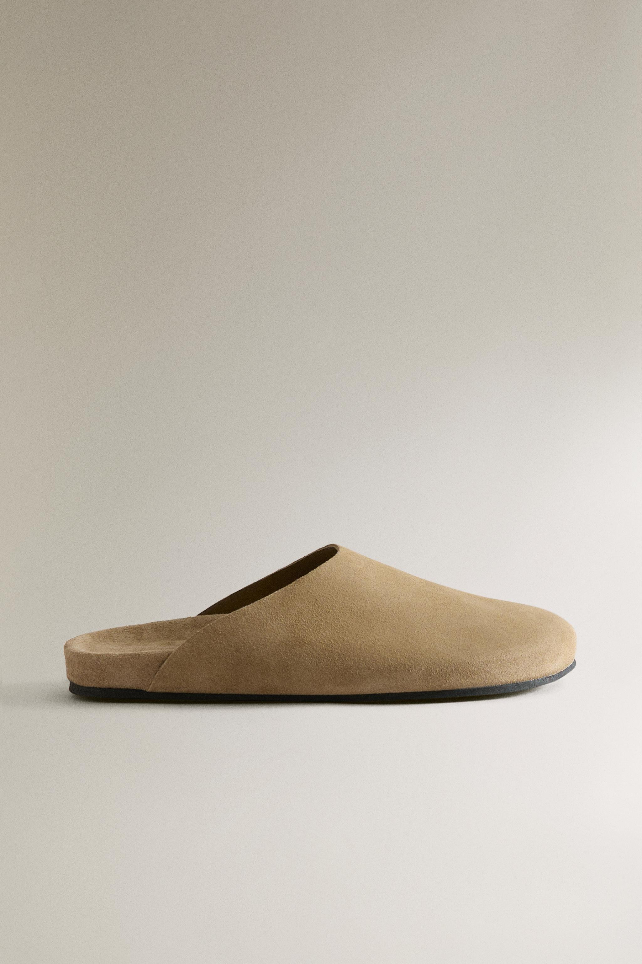 MINIMALIST LEATHER CLOGS | Zara UK