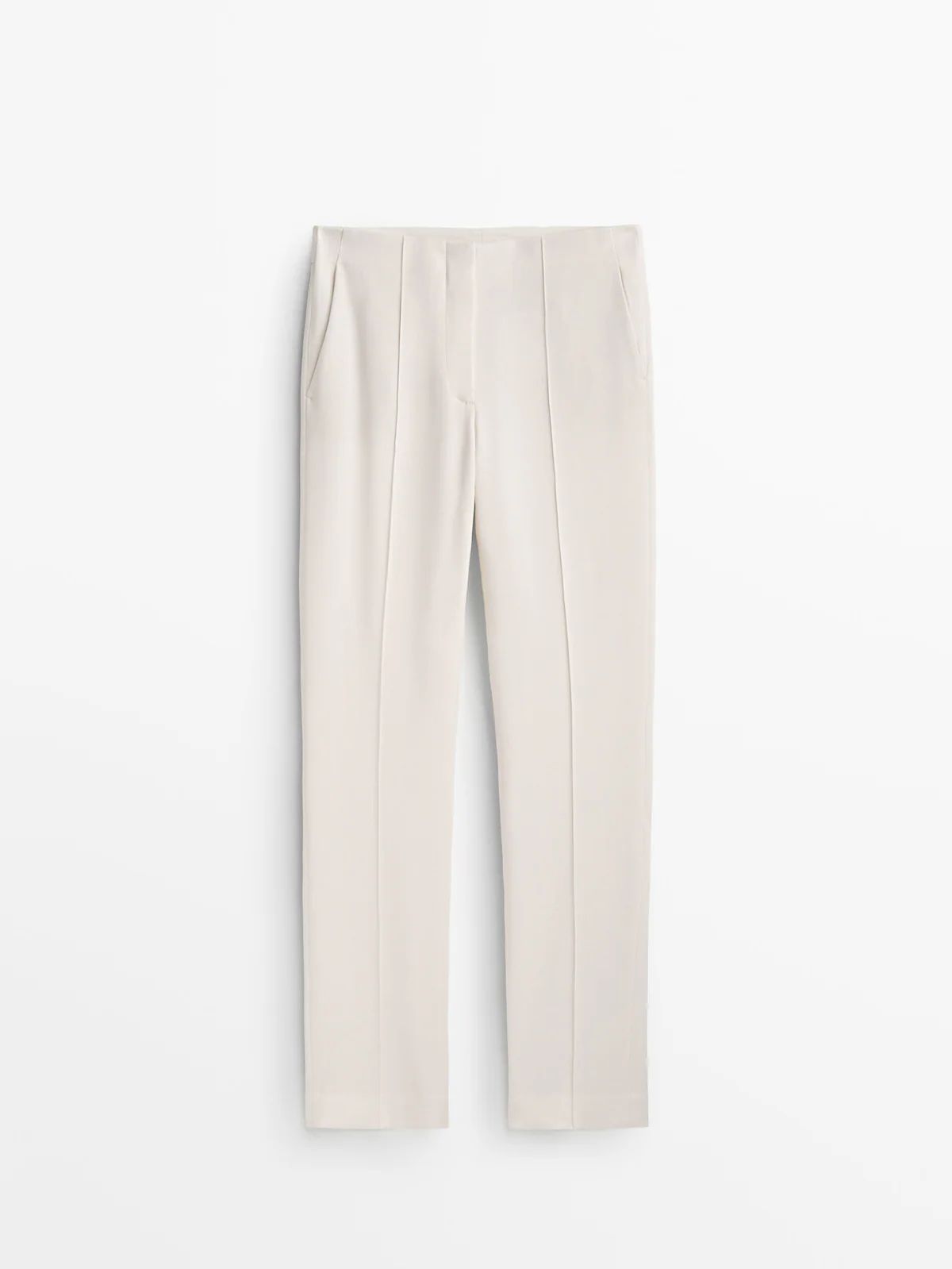 Crepe suit trousers | Massimo Dutti (US)