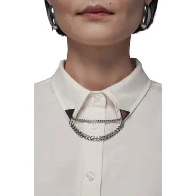 WILDFANG The Empower Multi Chain Collar Clips in Silver at Nordstrom | Nordstrom