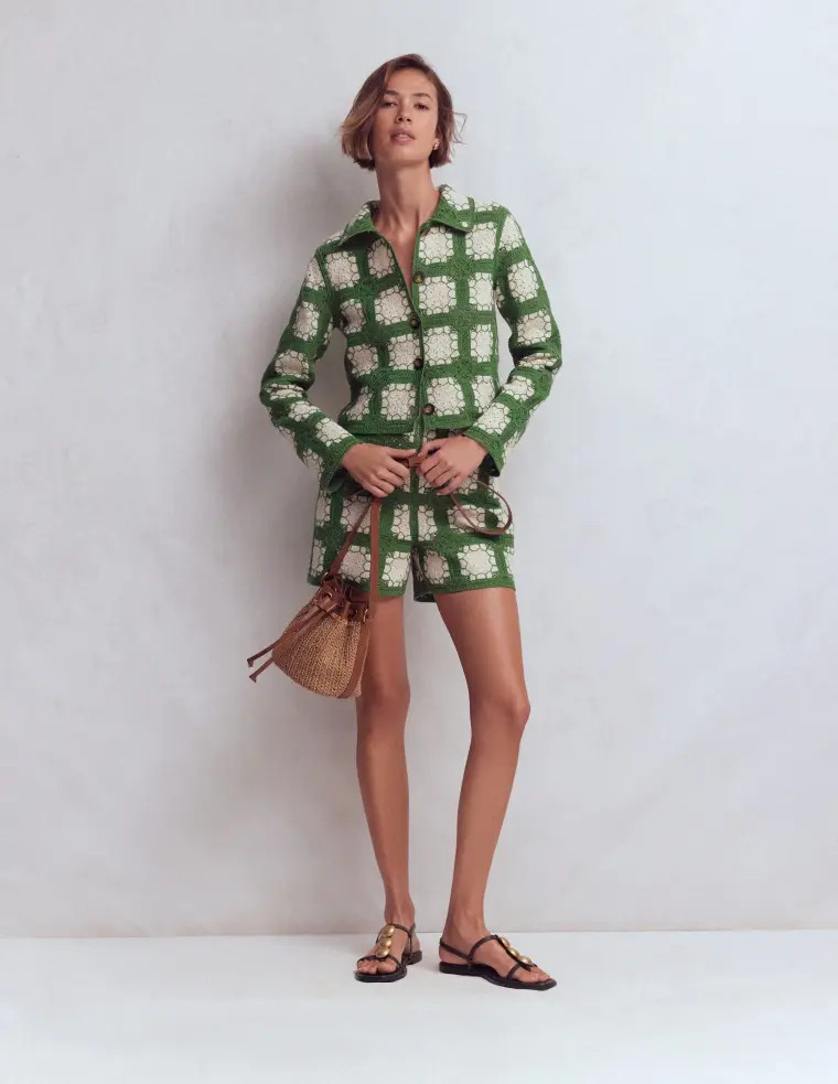 Crochet Jacket-Multi | Boden UK