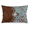 Western Cow Brown Cowhide Print Pillow Covers Decorative Preppy Lumbar Throw Pillowcase 12x20 Inc... | Amazon (US)