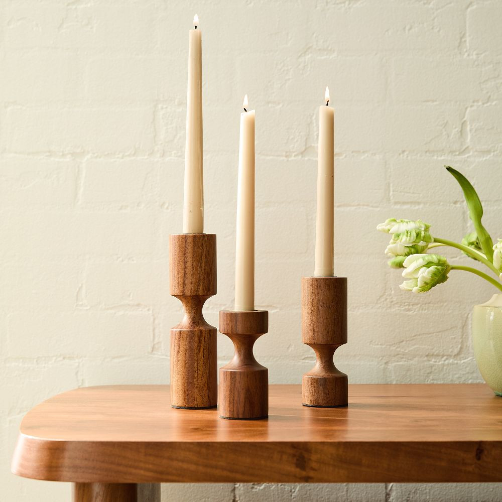 Coulter Wood Taper Holders | West Elm (US)