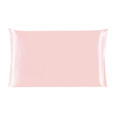 1 Pc 100% Mulberry Silk Fabric Pillow Case Pink - PiccoCasa | Target