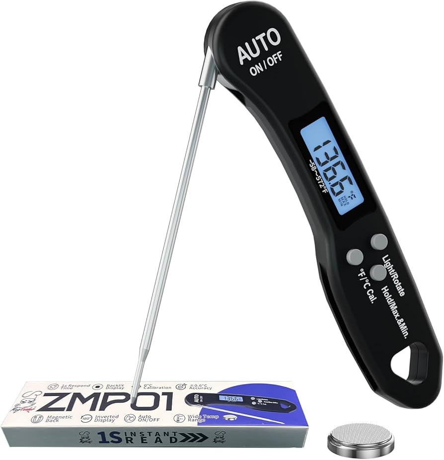 Digital Food Thermometer with Fast 1-Second Reading, ±1°F Accuracy, -58°F to 572°F Range | Fo... | Amazon (US)