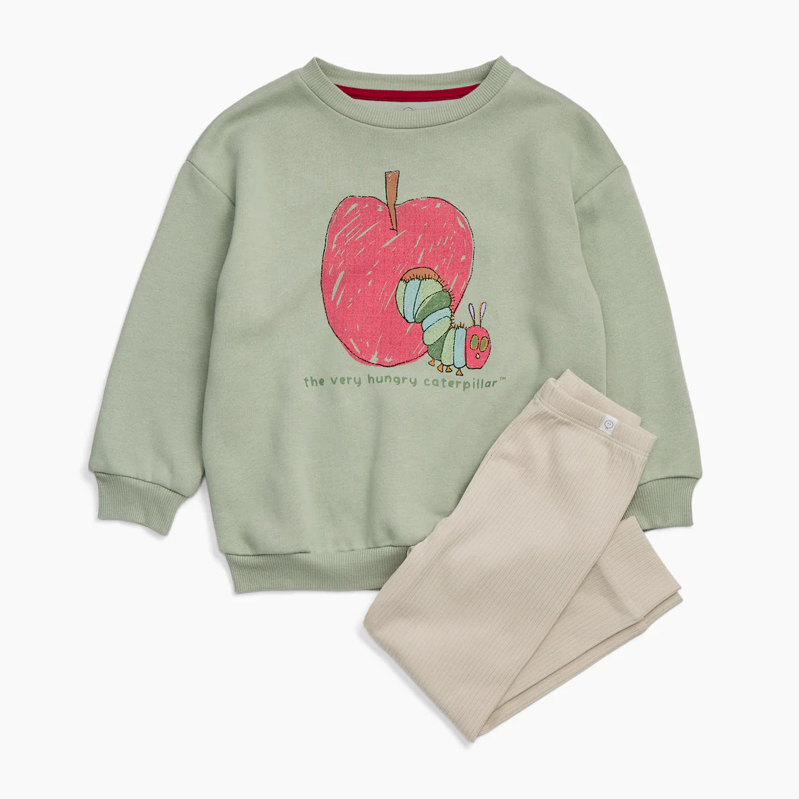 The Very Hungry Caterpillar Oversized Sweater & Ribbed Leggings Outfit | Baby Mori (US)