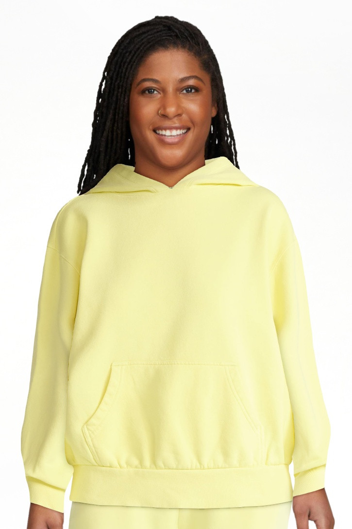 Scoop Women’s Mineral Washed Oversized Cropped Hoodie, Sizes XS-XXL | Walmart (US)
