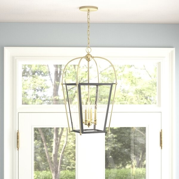 Mcnaughton 4 - Light Lantern Geometric Pendant Wayday wayfair finds Wayfair deals wayfair sales | Wayfair North America