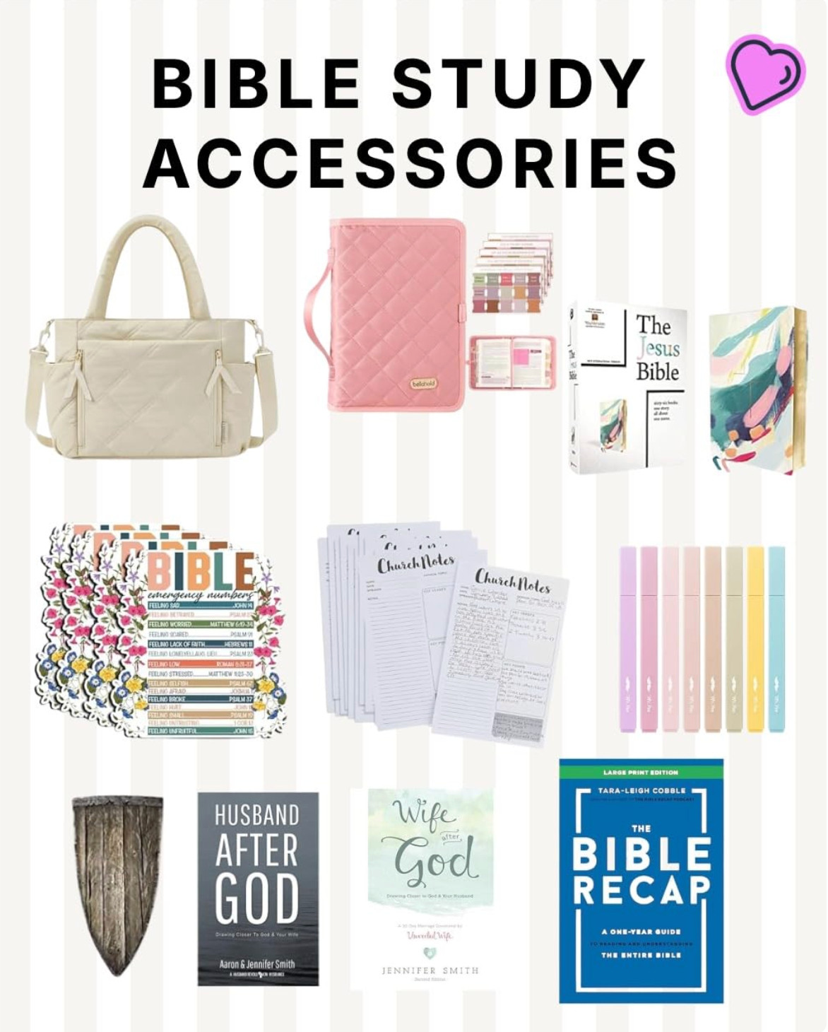 Christian essentials for church and Bible study 🤍 Featuring faith-based books, devotional journals, Bible tabs, highlighters, worship tools, and Christian lifestyle favorites. 

 #LTKdayinmylife #LTKvlog #LTKU