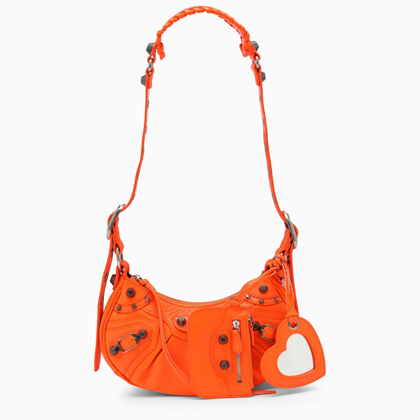 Le Cagole XS orange shoulder bag | The Double F